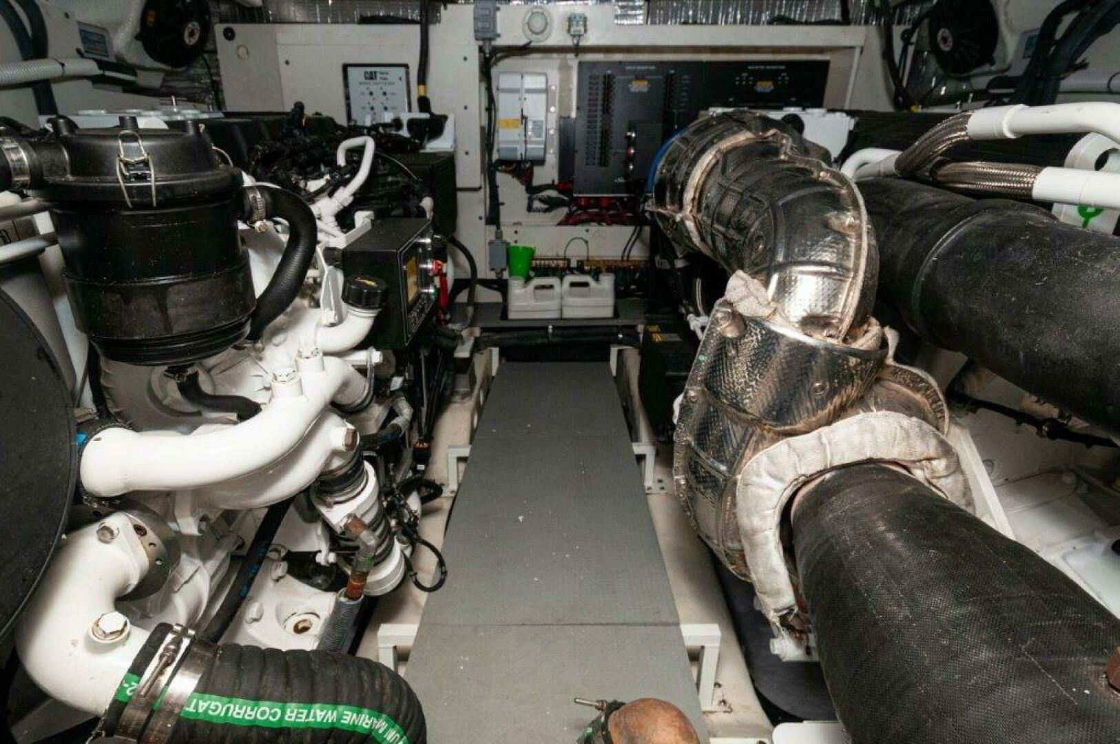 Slide: The Image of 2018 Sea Ray L550 Flybridge-Engine Room - 5182284