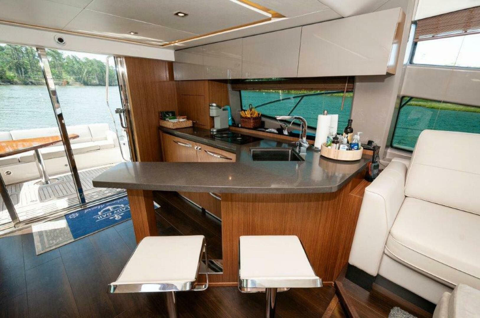 Slide: The Image of 2018 Sea Ray L550 Flybridge-Galley 2 - 5182294