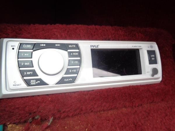 Slide: The Image of Pyle stereo system in 1988 Sea Ray Seville 20 Bow Rider boat. - 9