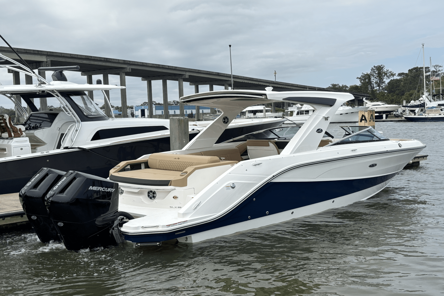 Slide: The Image of Sea Ray SLX 310 Outboard 2025 - 3