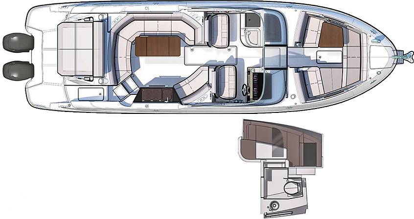 Slide: The Image of Sea Ray SLX 350 Outboard 2020 - 15215934