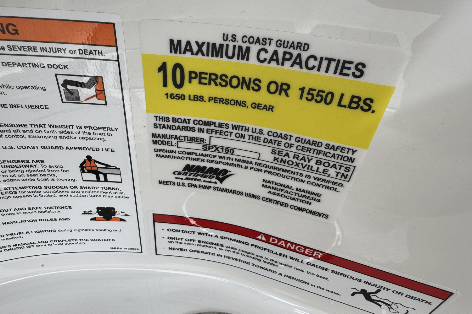 Slide: The Image of Sea Ray SPX 190 2025 - 25