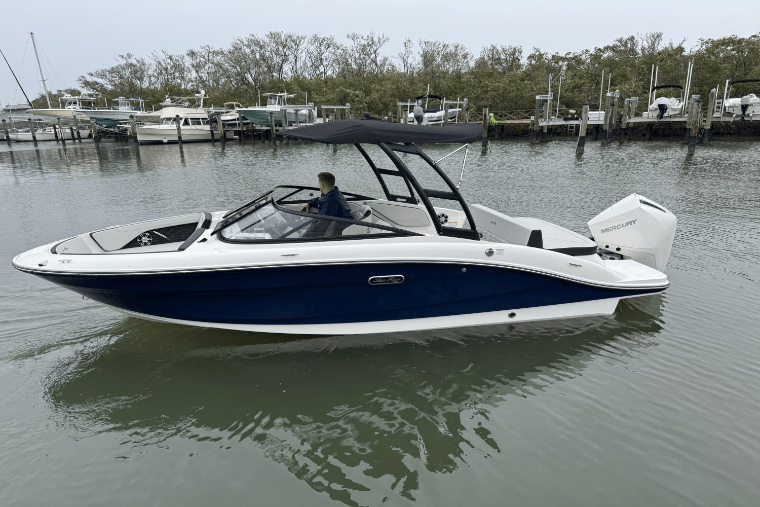 Slide: The Image of Sea Ray SPX 210 Outboard 2025 - 0