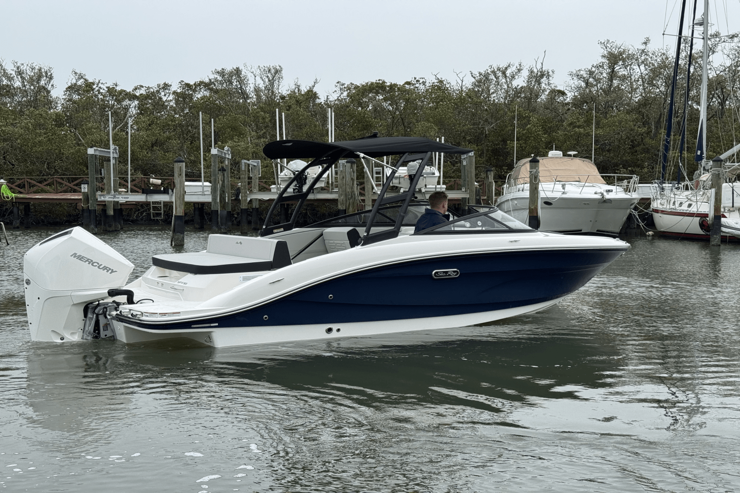 Slide: The Image of Sea Ray SPX 210 Outboard 2025 - 14
