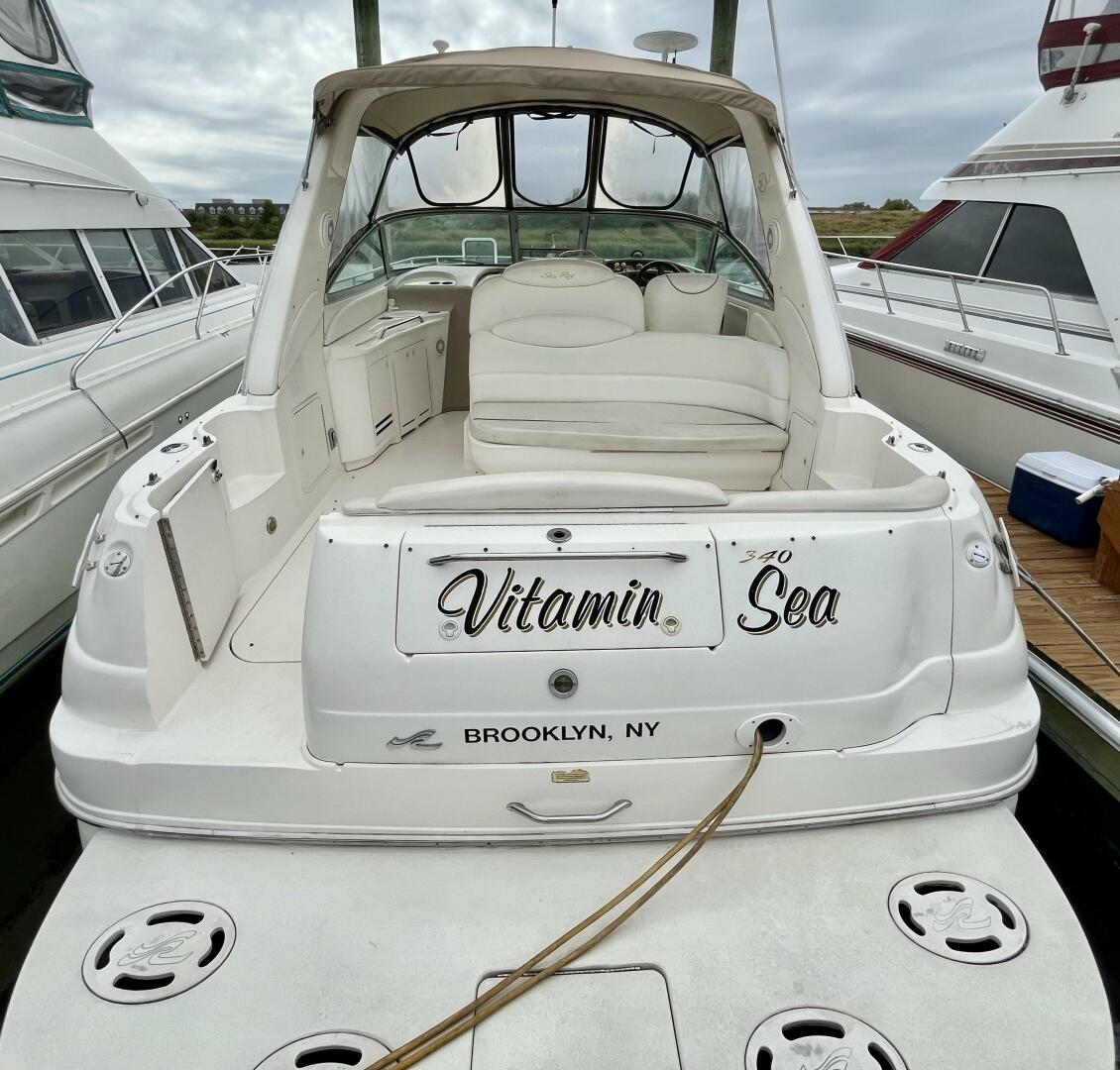Slide: The Image of Swim platform and transom door - 4836806
