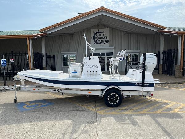 Slide: The Image of 2024 Shallow Stalker SS-17 Sportsman boat on trailer at Gulf Coast Marine. - 0