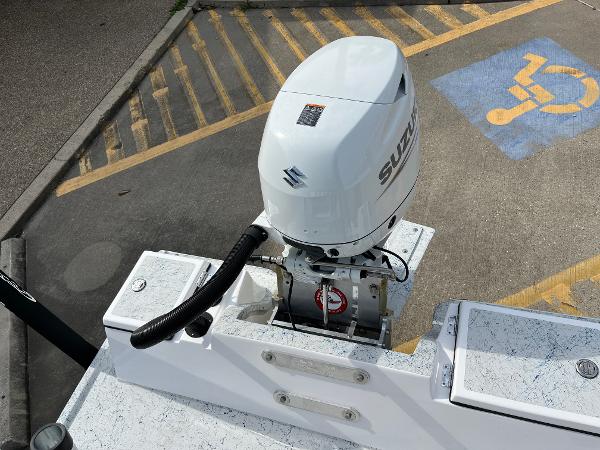 Slide: The Image of 2024 Shallow Stalker SS-17 Sportsman boat with Suzuki outboard motor. - 16
