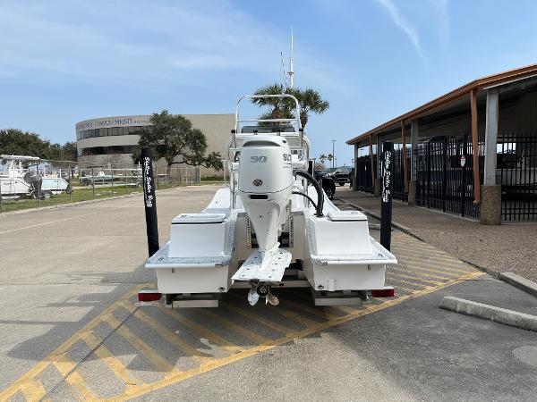 Slide: The Image of 2024 Shallow Stalker SS-17 Sportsman boat with 90 HP engine at marina. - 7
