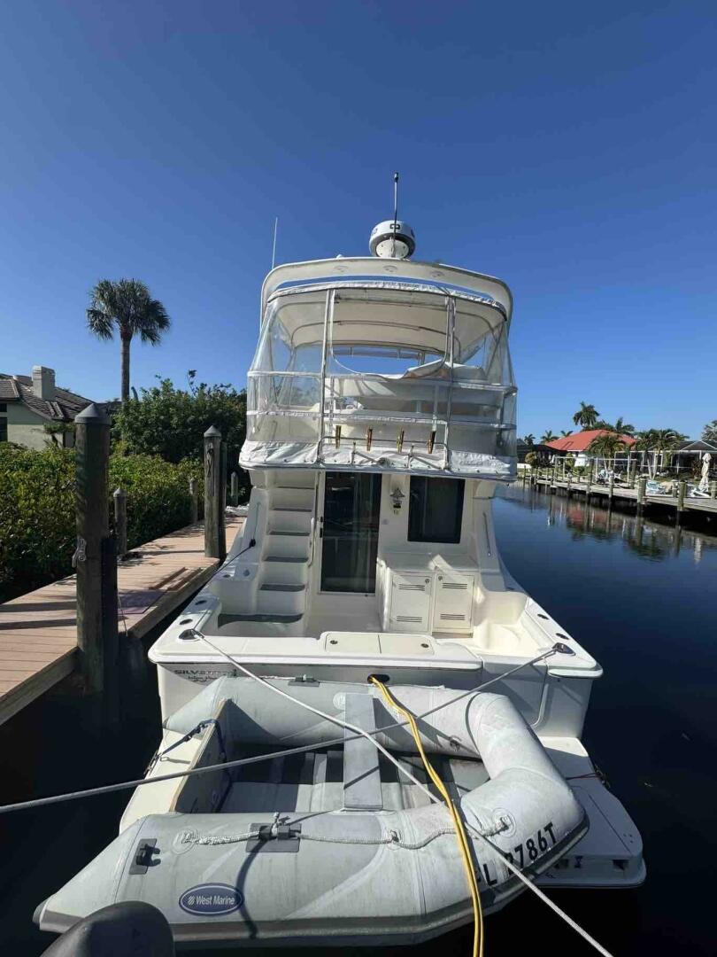 Slide: The Image of 34c Silverton aft deck/flybridge 2 - 5429726