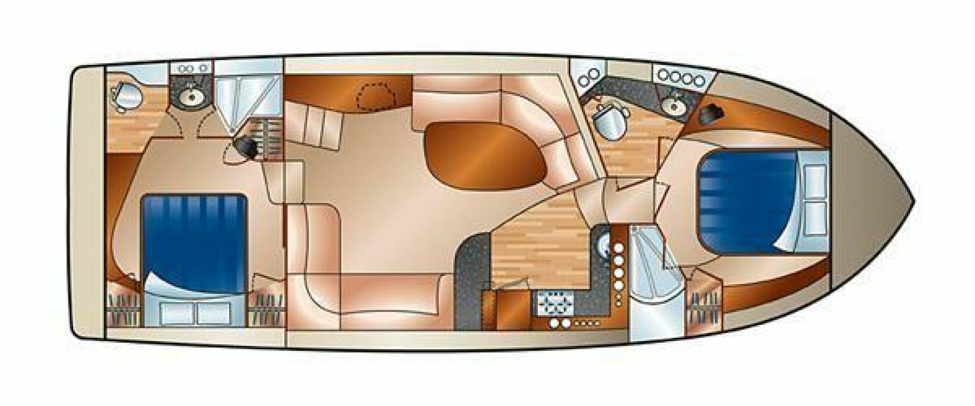 Slide: The Image of 43' Silverton layout - 5297283