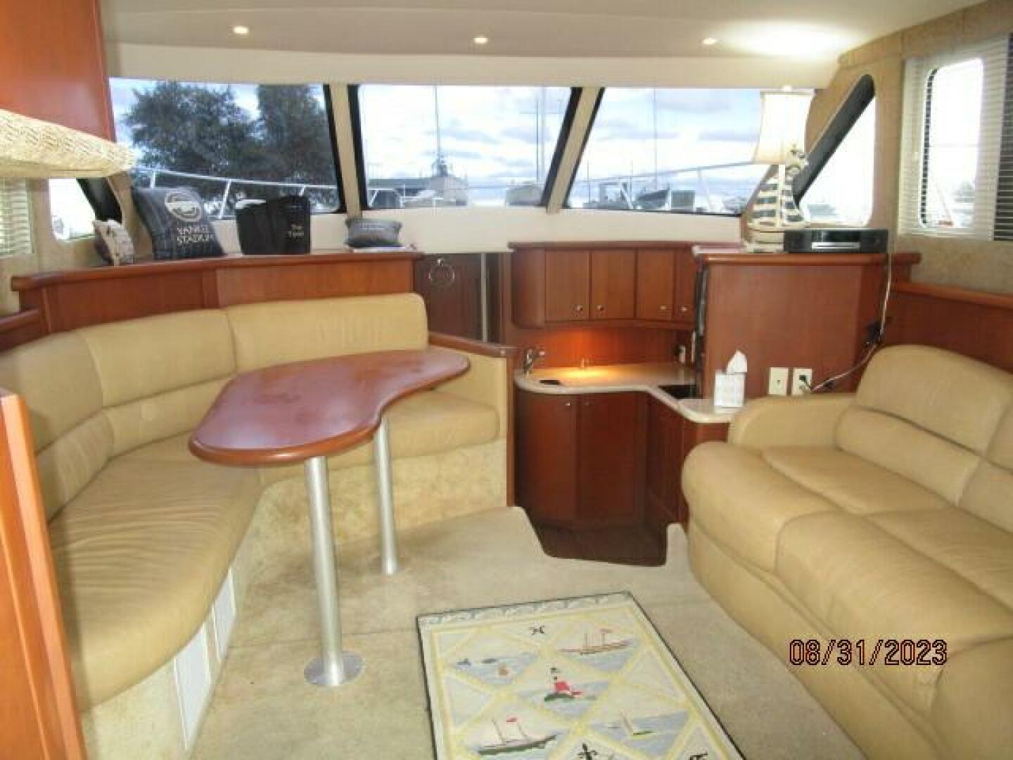 Slide: The Image of 34' Silverton salon forward - 3877870