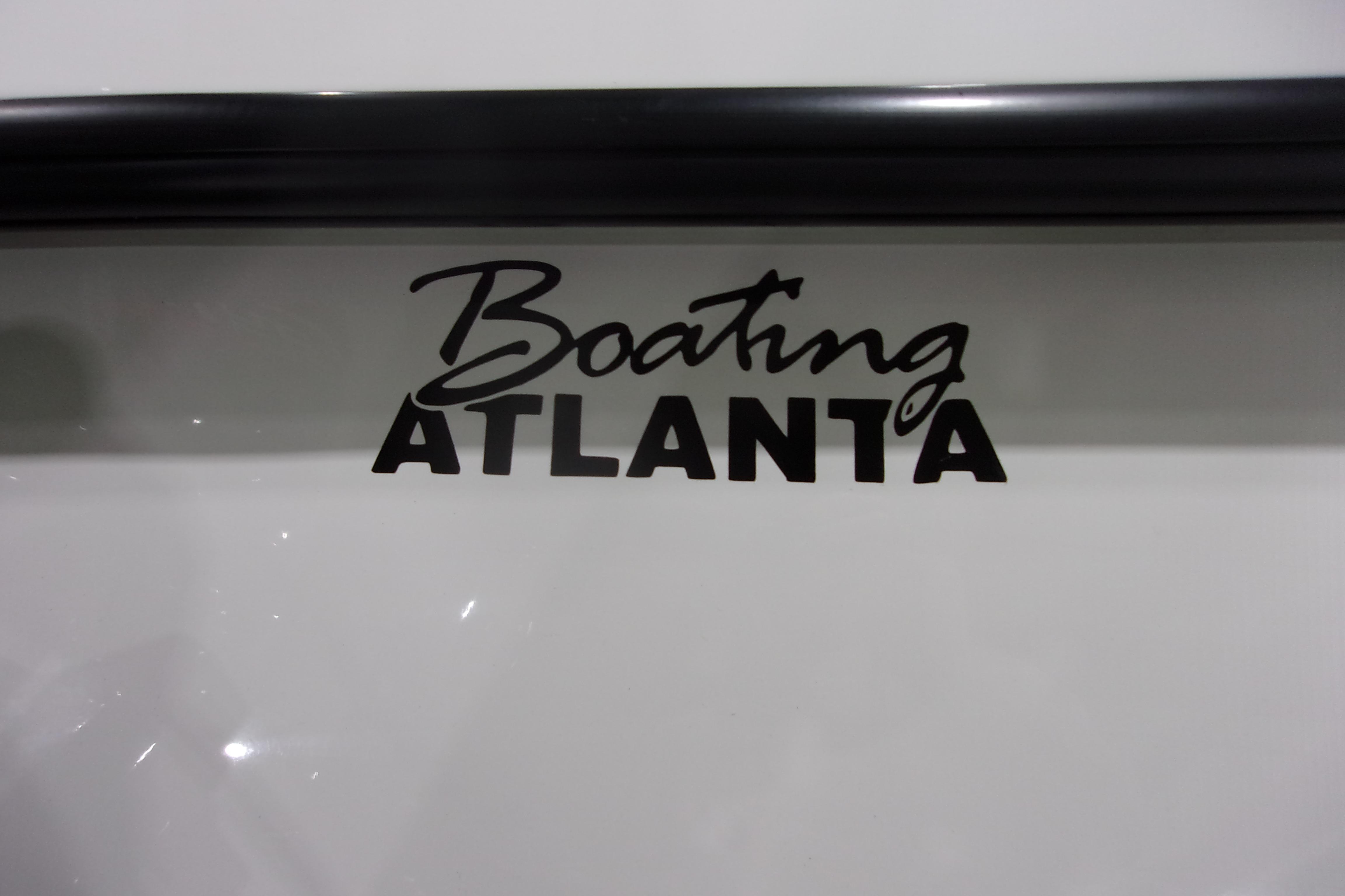 Slide: The Image of "Boating Atlanta" logo on 2025 Skeeter FXR21 Limited boat. - 10
