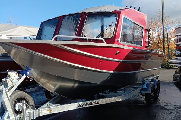 Slide: The Image of 2024 Spartan 215 Athens boat on a Karavan trailer - 0