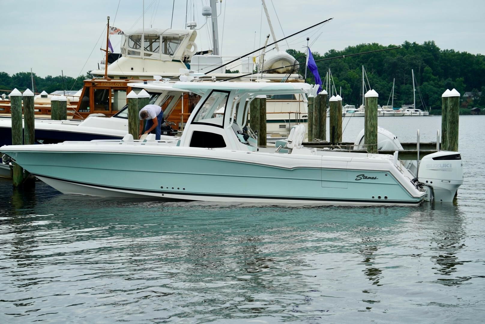 Slide: The Image of Dealer Demo Power Power Boat for sale 2022 STAMAS AVENTURA 33T - STAMAS AVENTURA 33T - 5322613