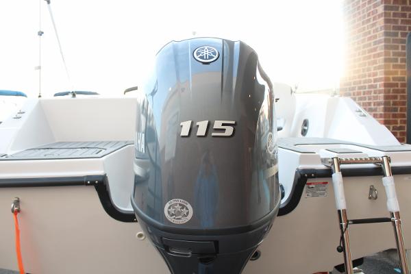 Slide: The Image of 2024 Starcraft 171 SVX boat with Yamaha 115 outboard motor. - 15