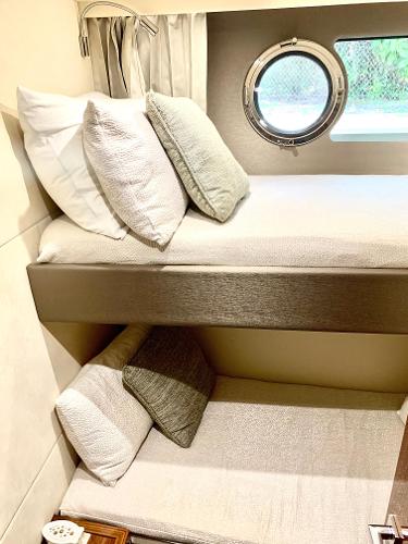 Slide: The Image of Bunk beds in 2016 Sunseeker Manhattan 65 yacht cabin. - 23