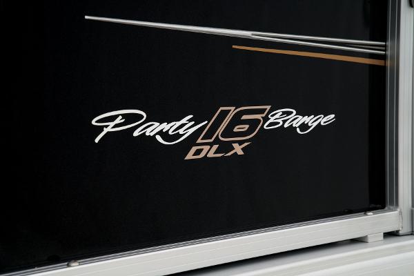 Slide: The Image of Sun Tracker Party Barge 16 DLX 2025 - 16