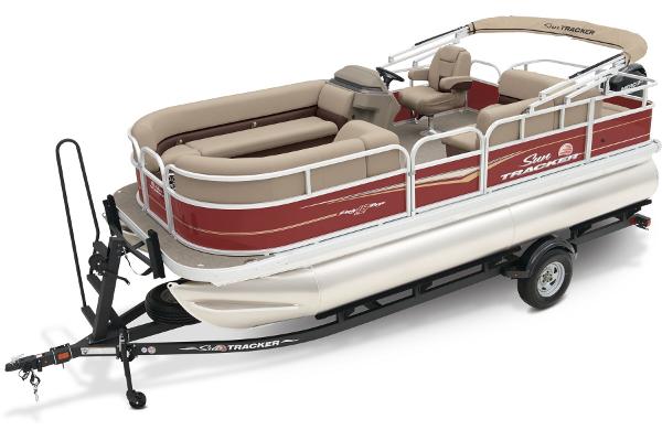 Slide: The Image of Sun Tracker Party Barge 18 DLX 2025 - 0