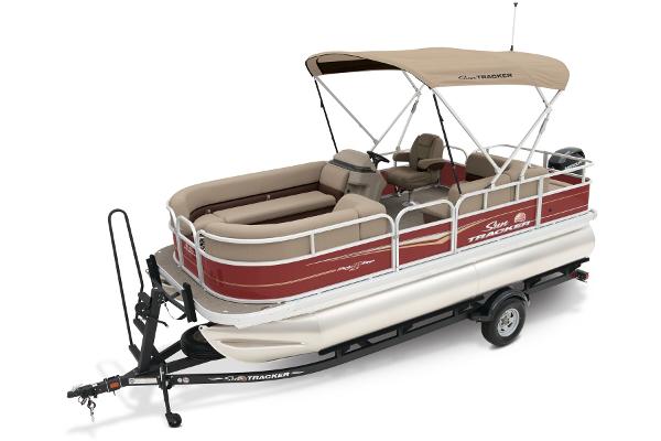 Slide: The Image of Sun Tracker Party Barge 18 DLX 2025 - 2