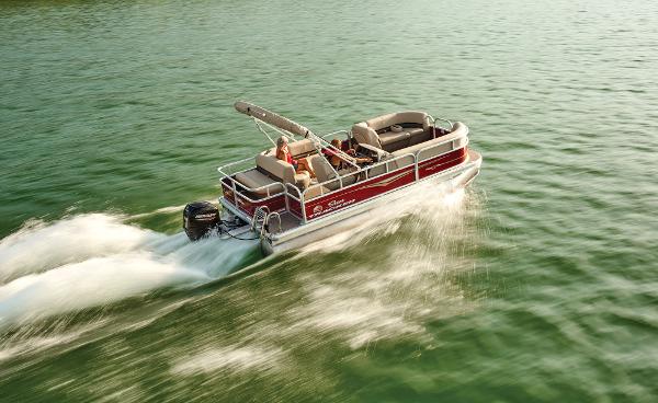Slide: The Image of Sun Tracker Party Barge 18 DLX 2025 - 45