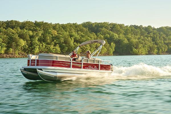 Slide: The Image of Sun Tracker Party Barge 18 DLX 2025 - 48