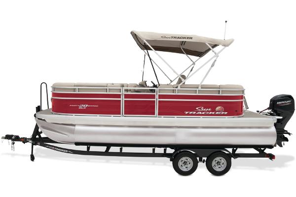 Slide: The Image of Sun Tracker Party Barge 20 DLX 2024 - 13