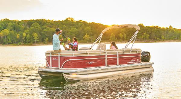 Slide: The Image of Sun Tracker Party Barge 20 DLX 2024 - 57