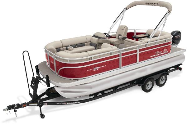Slide: The Image of Sun Tracker Party Barge 20 DLX 2024 - 9