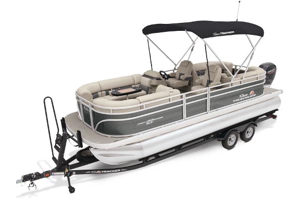 Slide: The Image of Sun Tracker Party Barge 22 DLX 2025 - 3