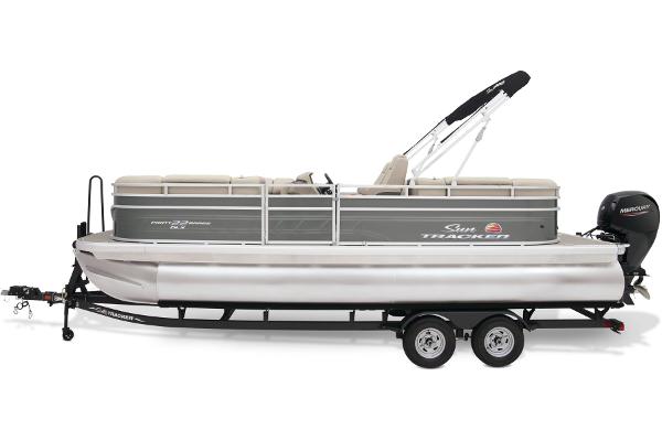 Slide: The Image of Sun Tracker Party Barge 22 DLX 2025 - 5