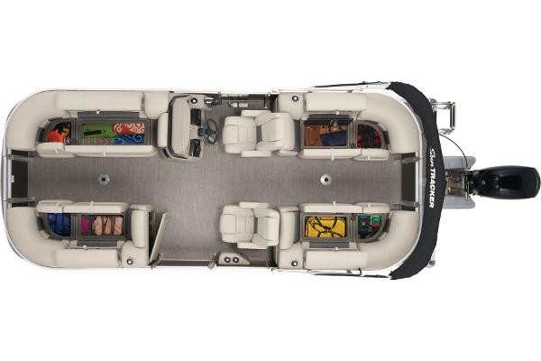 Slide: The Image of Sun Tracker Party Barge 22 DLX 2025 - 9