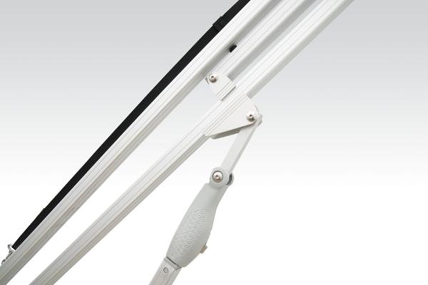 Slide: The Image of Close-up of the 2024 Sun Tracker Party Barge 22 XP3 frame and support. - 43