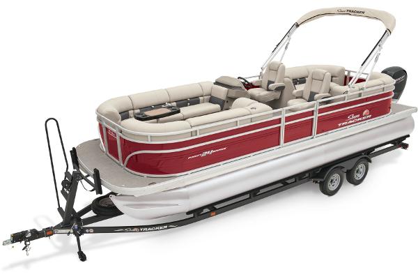 Slide: The Image of Sun Tracker Party Barge 24 DLX 2024 - 10