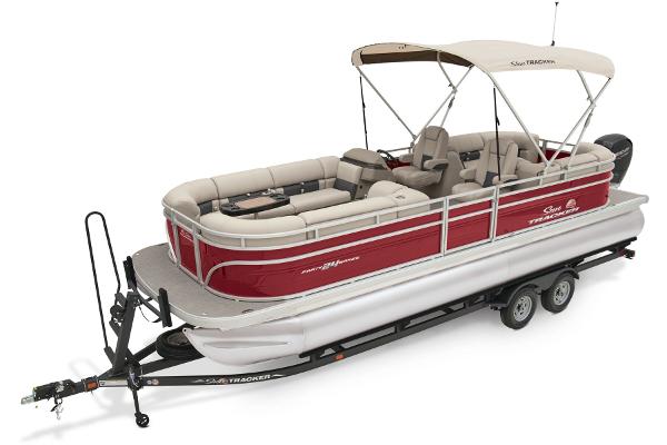 Slide: The Image of Sun Tracker Party Barge 24 DLX 2024 - 11