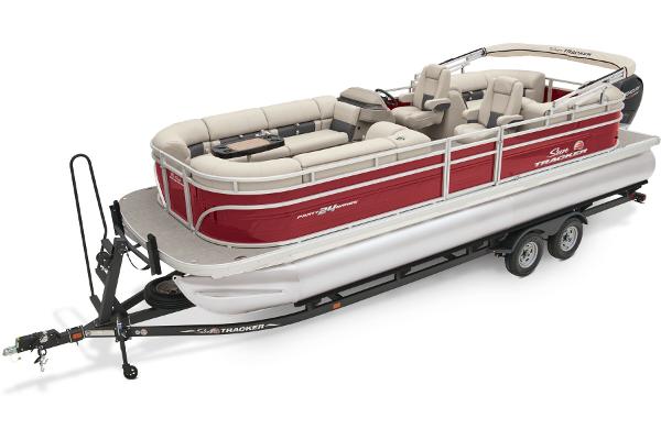 Slide: The Image of Sun Tracker Party Barge 24 DLX 2024 - 9