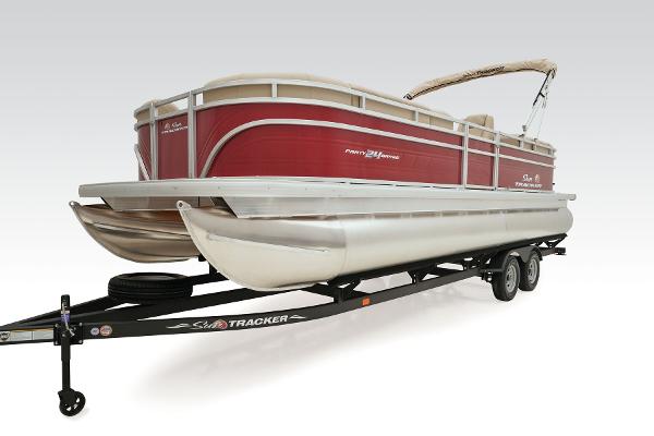 Slide: The Image of Sun Tracker Party Barge 24 DLX 2025 - 10