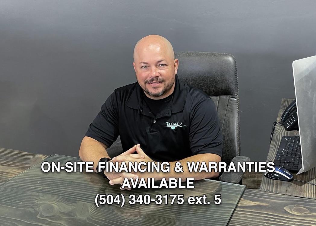 Slide: The Image of On-site financing and warranties available for 2021 Tahoe T16, call (504) 340-3175 ext. 5. - 11