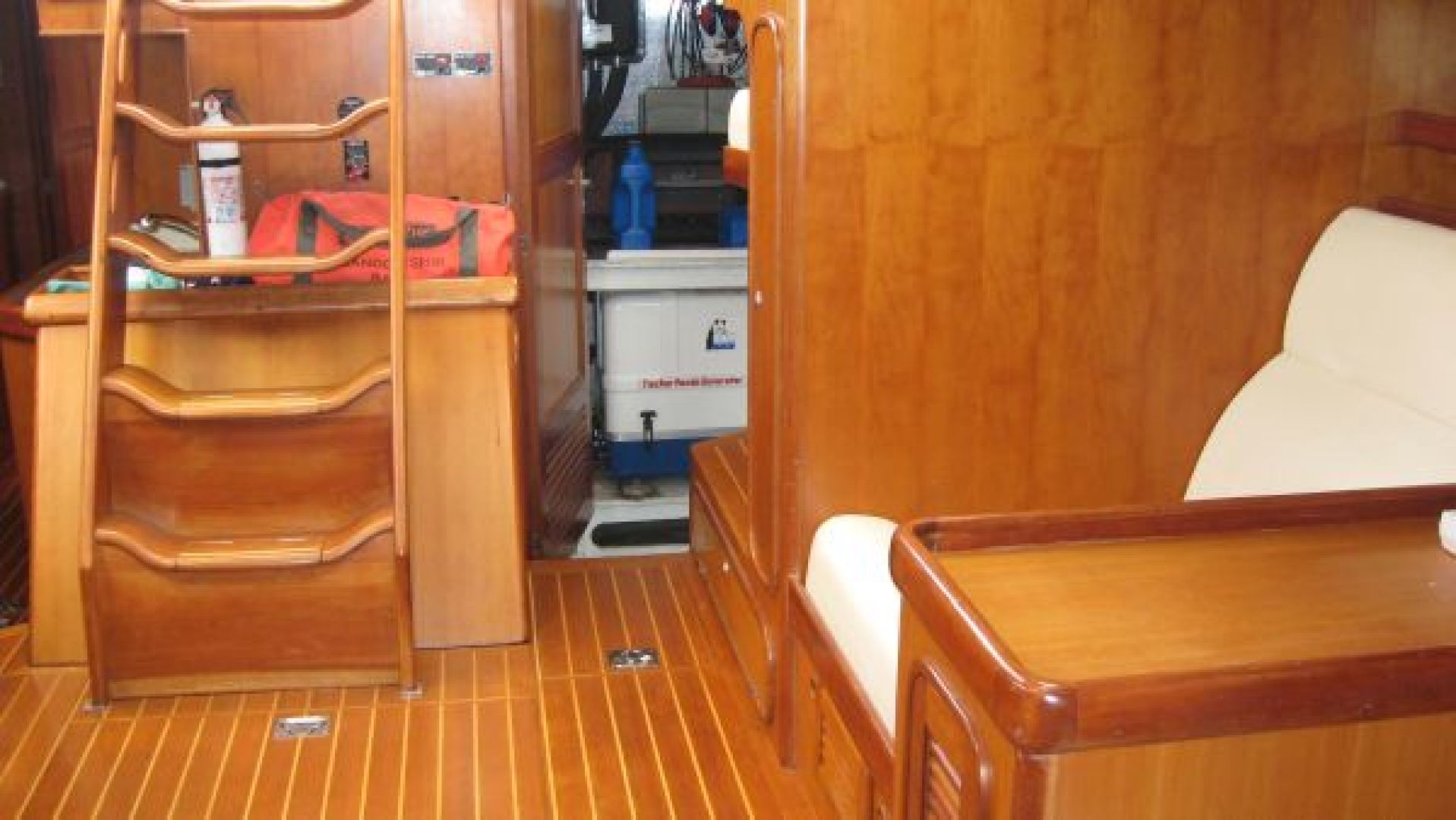 Slide: The Image of Salon looking aft - walkin engineroom door - 1110932