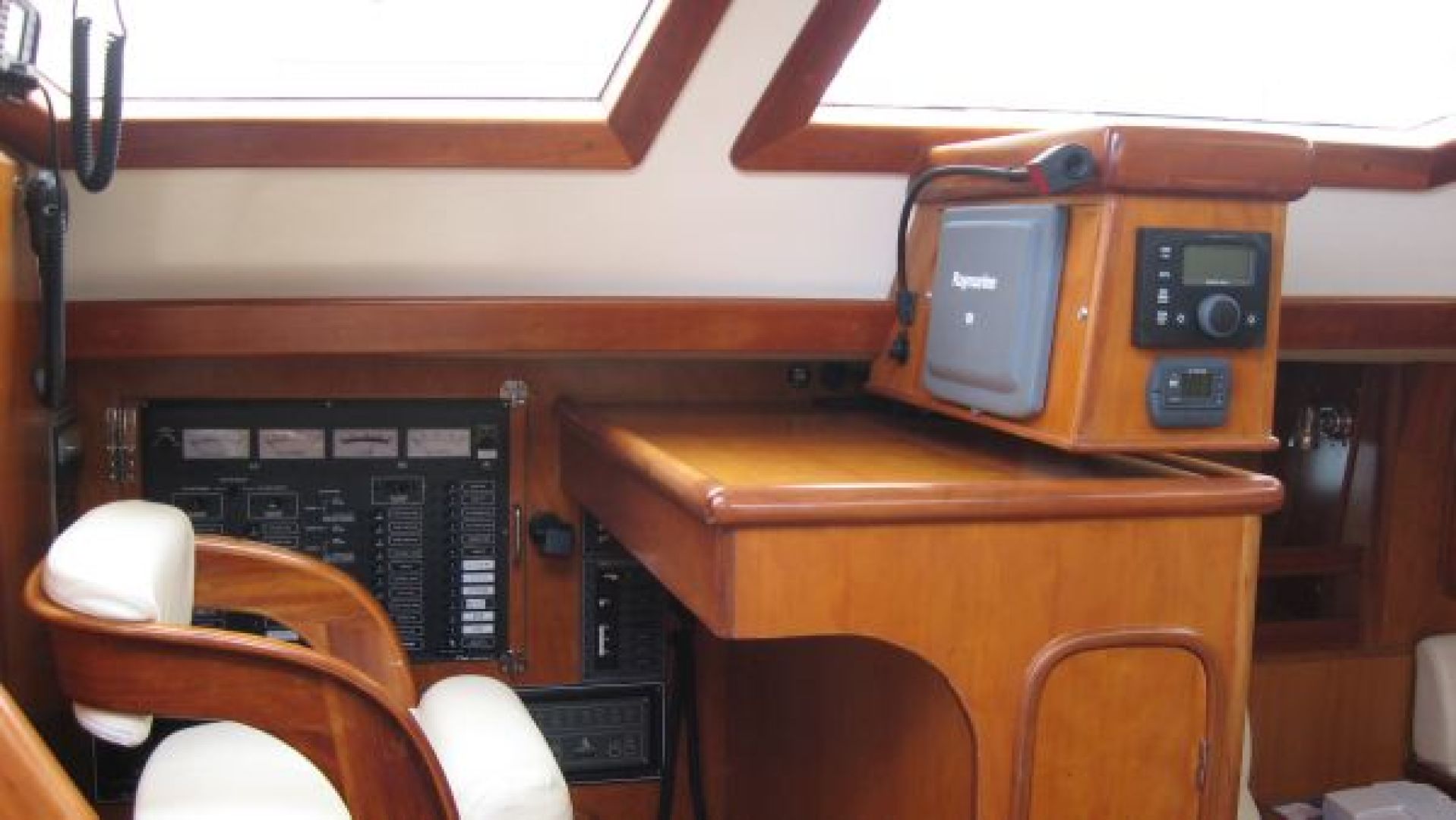 Slide: The Image of Inside helm - nav station - autopilot controls - 1110933