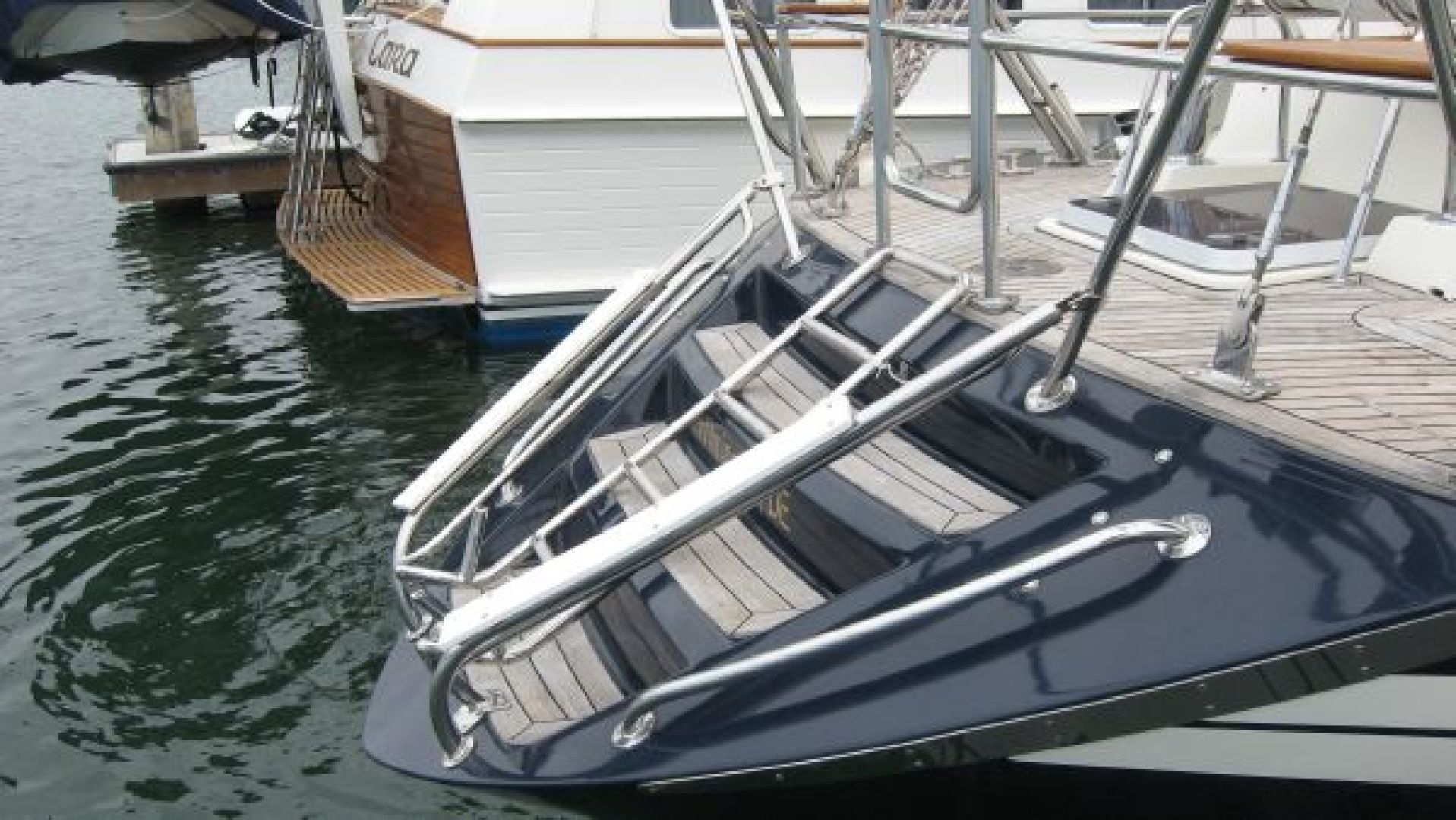 Slide: The Image of Custom tender skid plates - steps - swim ladder - 1110921