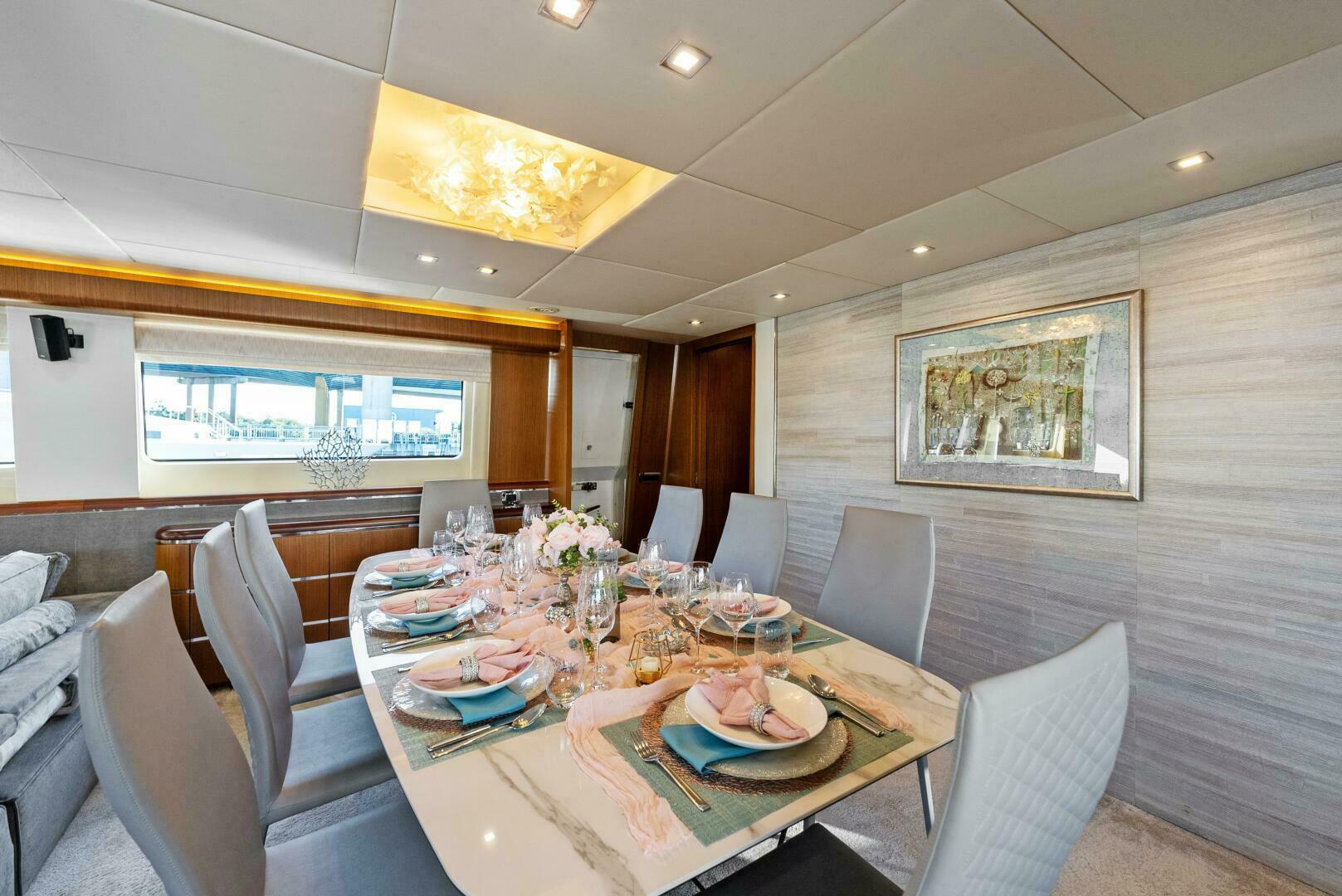 Slide: The Image of 2006 Tecnomar 35 Nadara - Salon and Interior Dining - 4112714