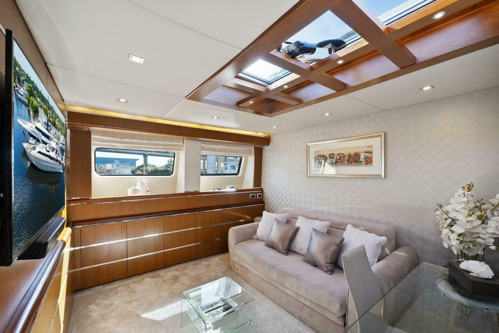 Slide: The Image of 2006 Tecnomar 35 Nadara - On deck bonus room w/ convertible - 4112717