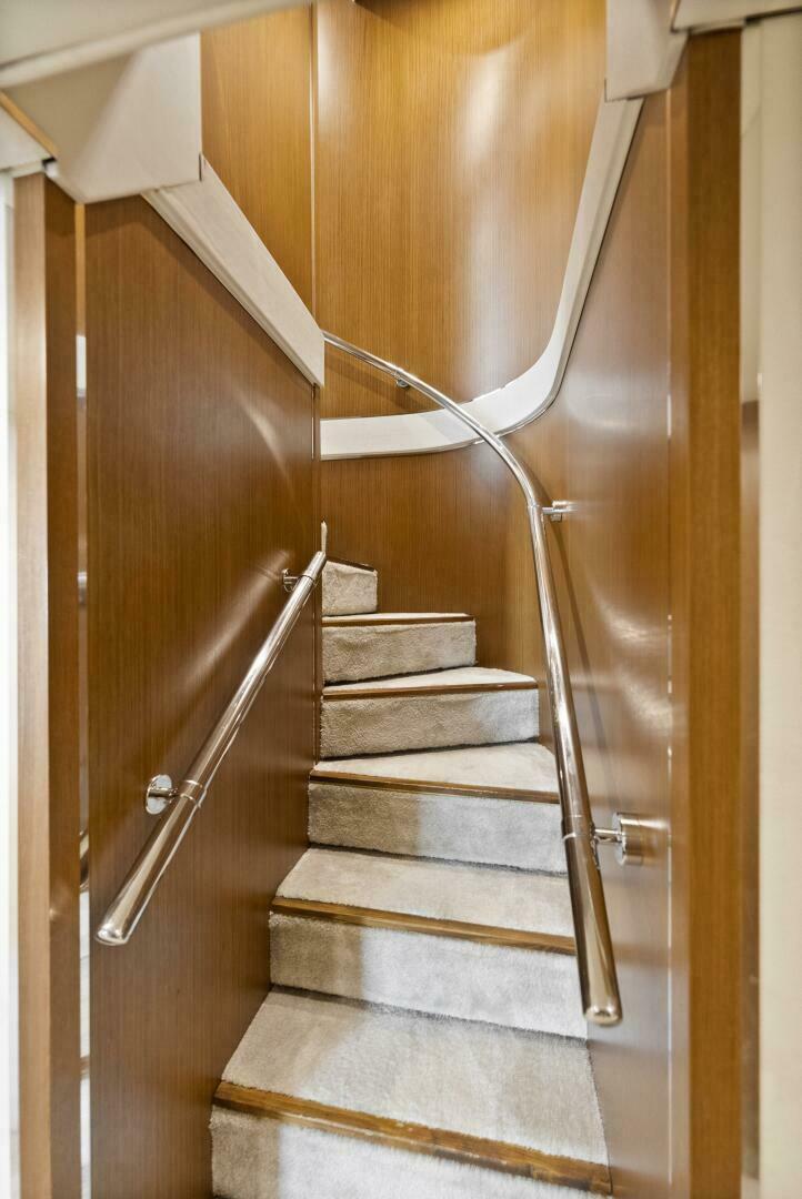 Slide: The Image of 2006 Tecnomar 35 Nadara - Lower accommodations stairway access - 4112732