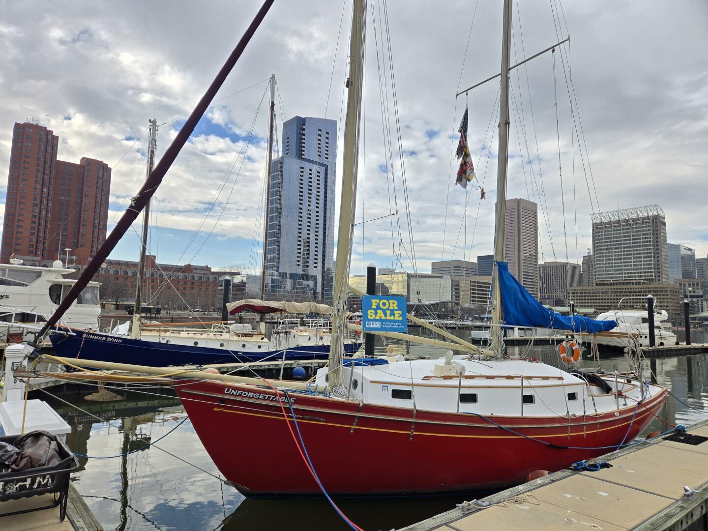 Slide: The Image of Ted Brewer Lazy Jack 32 Schooner 1979 - 5109646