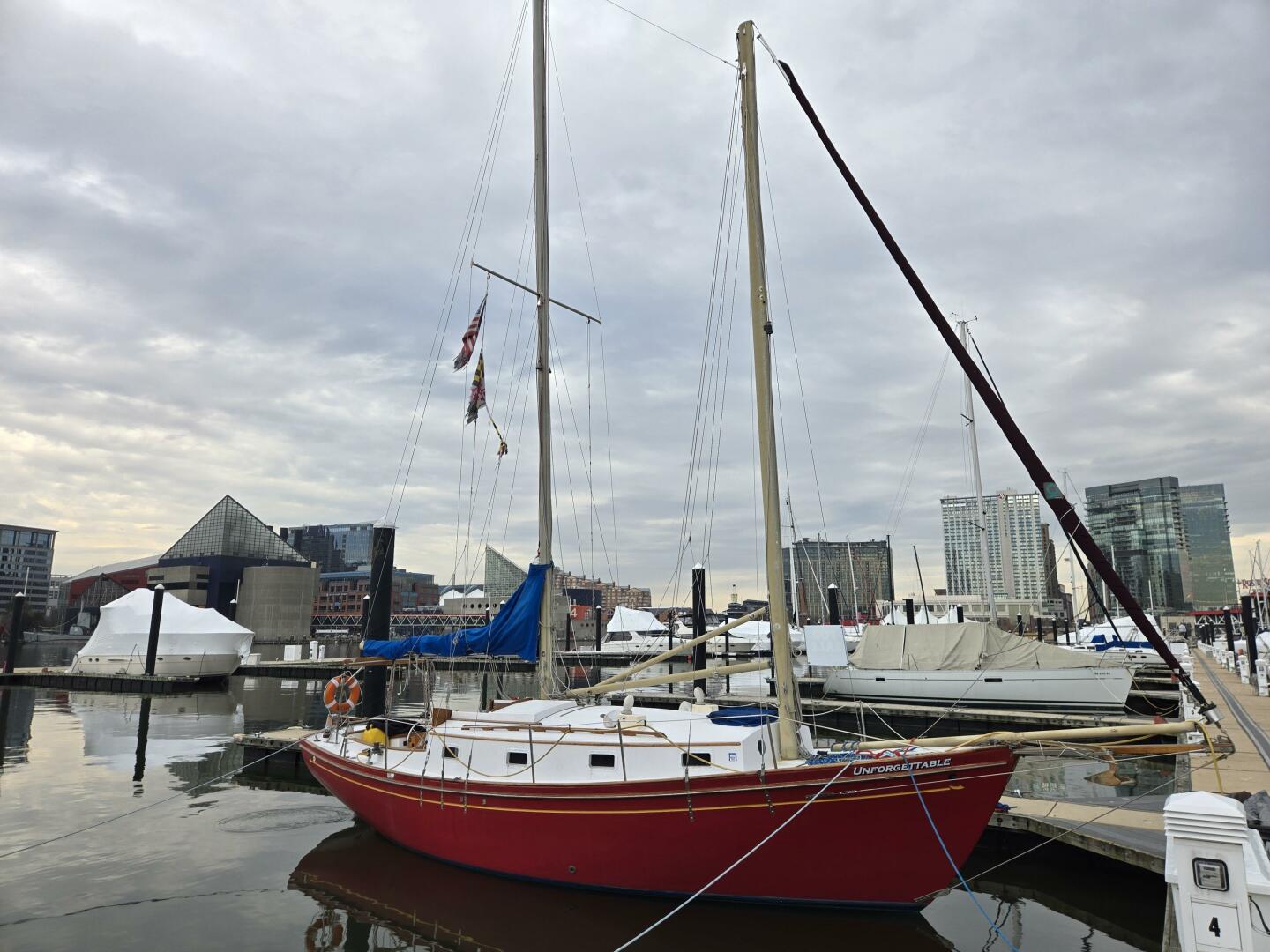 Slide: The Image of Ted Brewer Lazy Jack 32 Schooner 1979 - 5109645