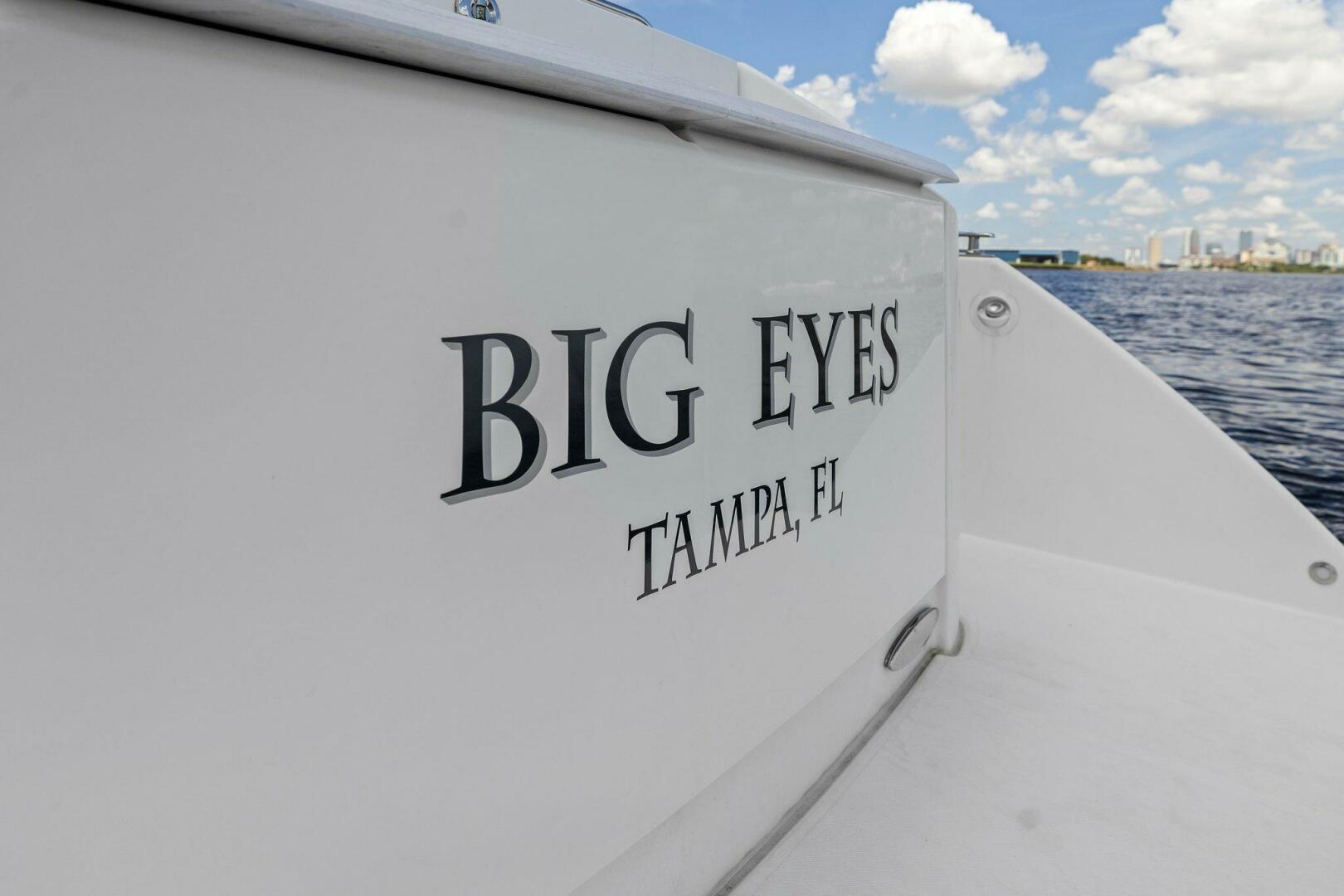 Slide: The Image of 2019 Tiara Yachts 39 Coupe - Big Eyes - Transom - 4630074