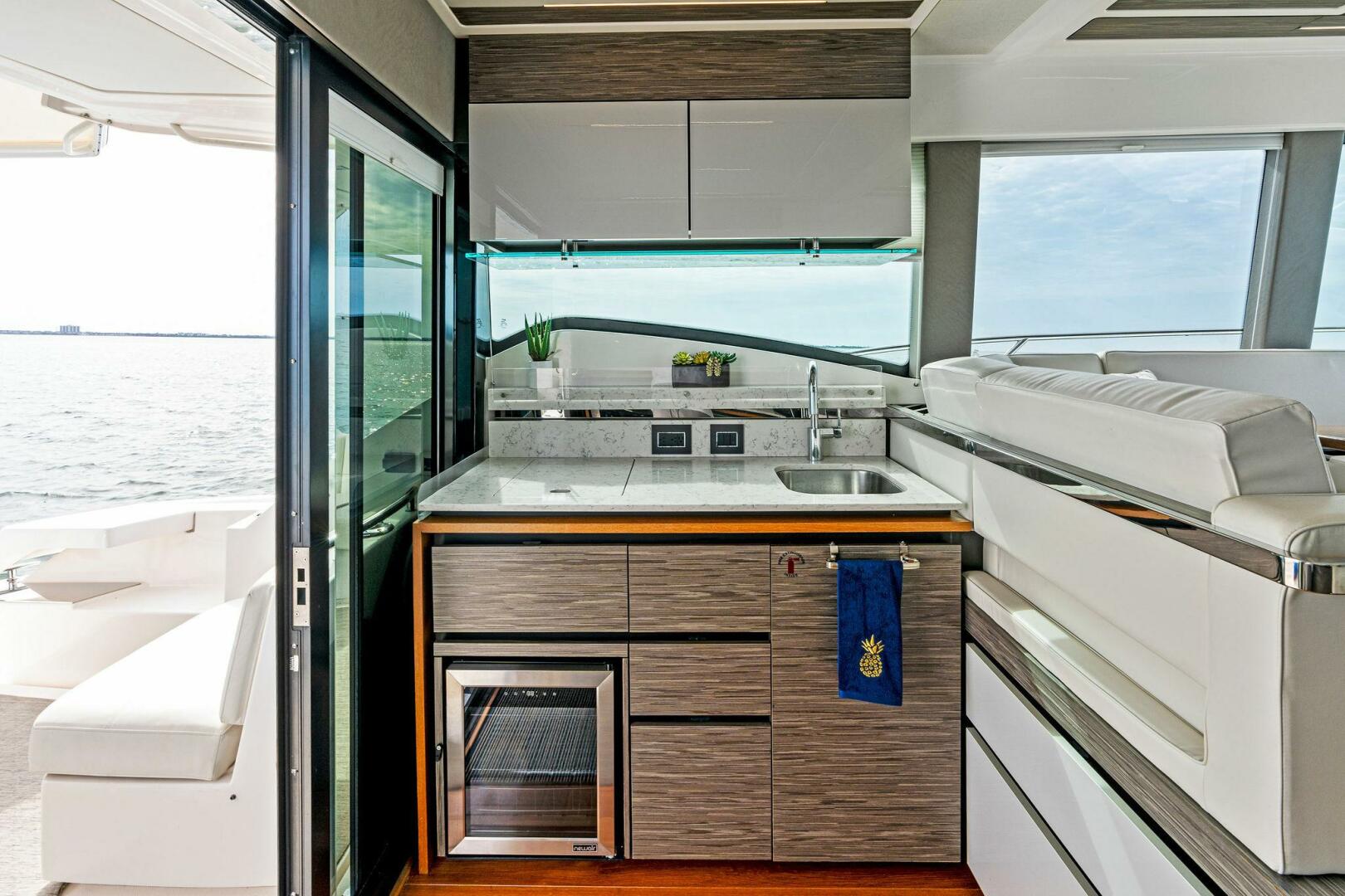 Slide: The Image of 2019 Tiara Yachts 49 Coupe VICTORY Galley - 4327805