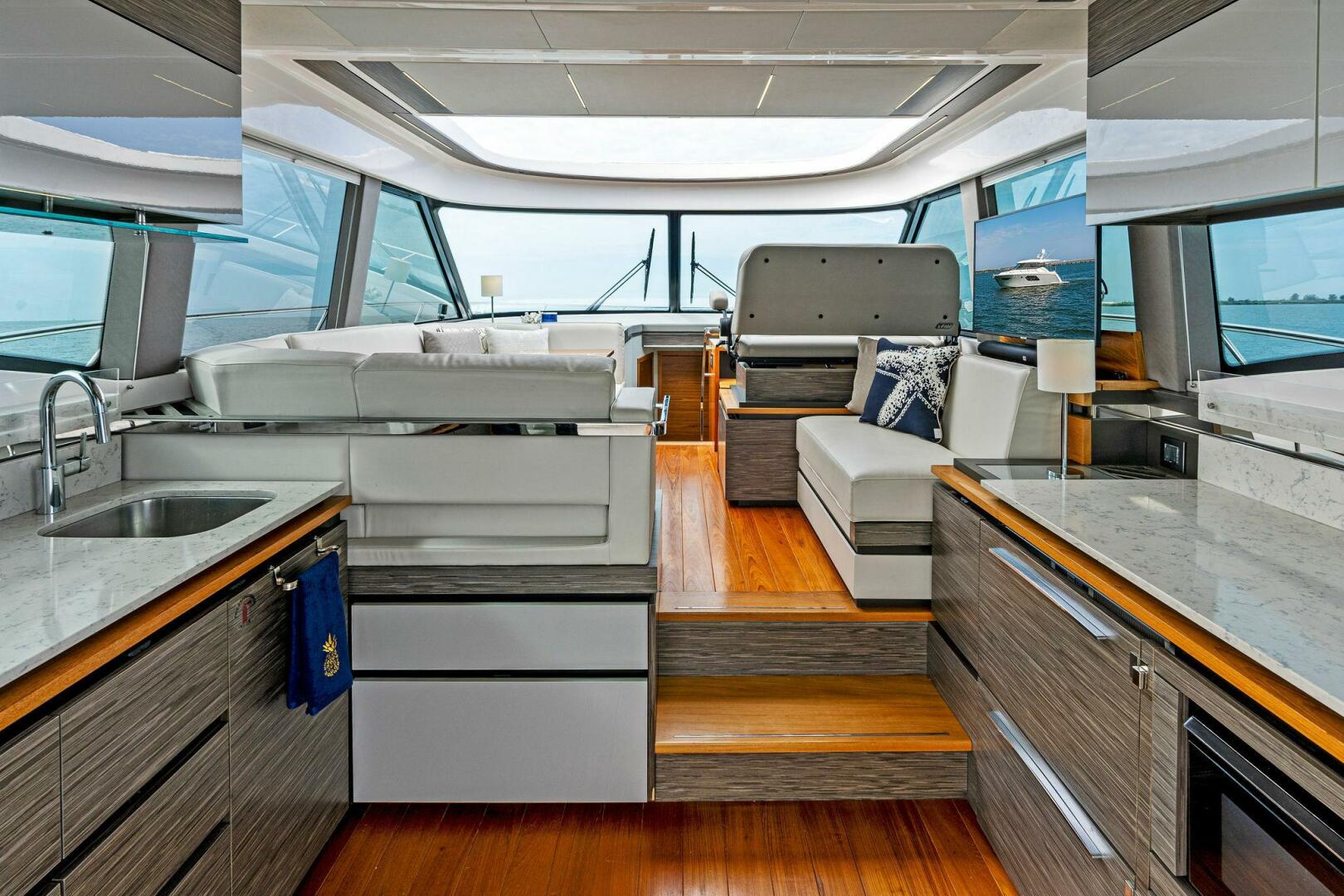 Slide: The Image of 2019 Tiara Yachts 49 Coupe VICTORY Galley - 4327811
