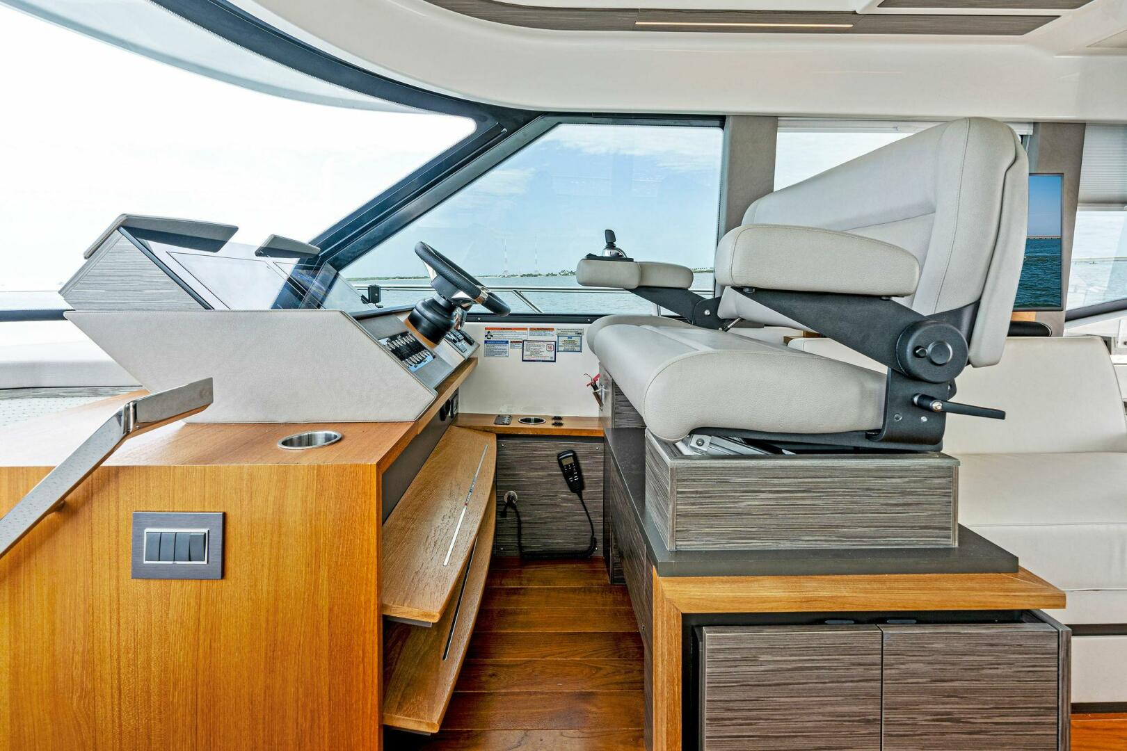 Slide: The Image of 2019 Tiara Yachts 49 Coupe VICTORY Helm - 4327777