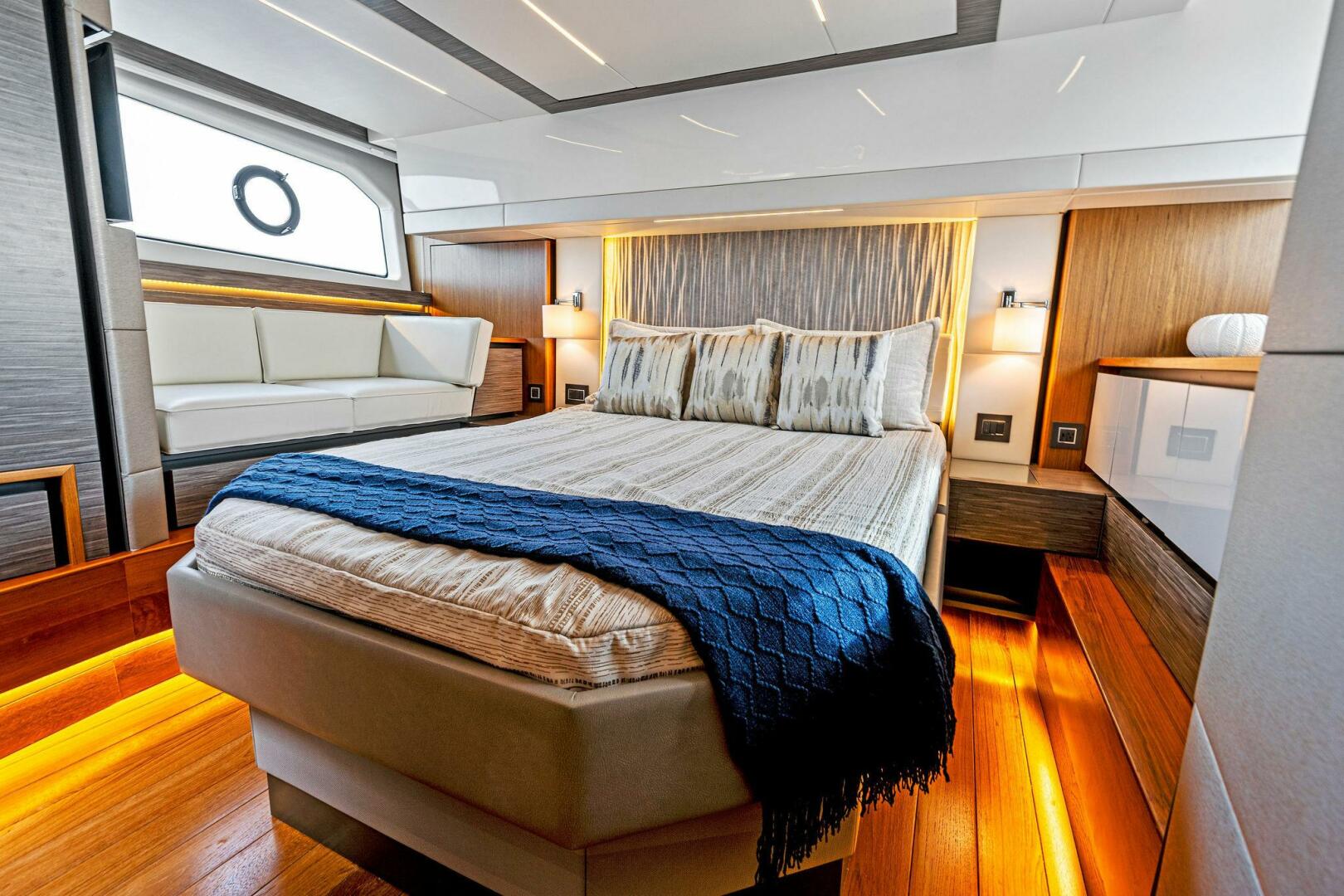 Slide: The Image of 2019 Tiara Yachts 49 Coupe VICTORY Master Stateroom - 4327736